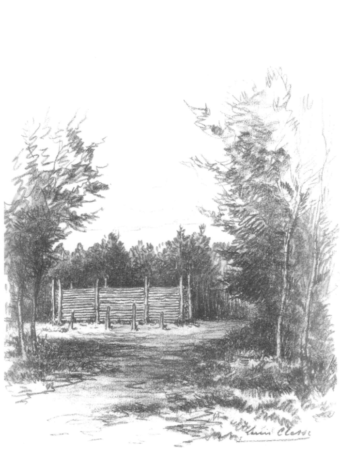 Hechtel, open plek in het bos waar de terechtstellingen plaatsvonden